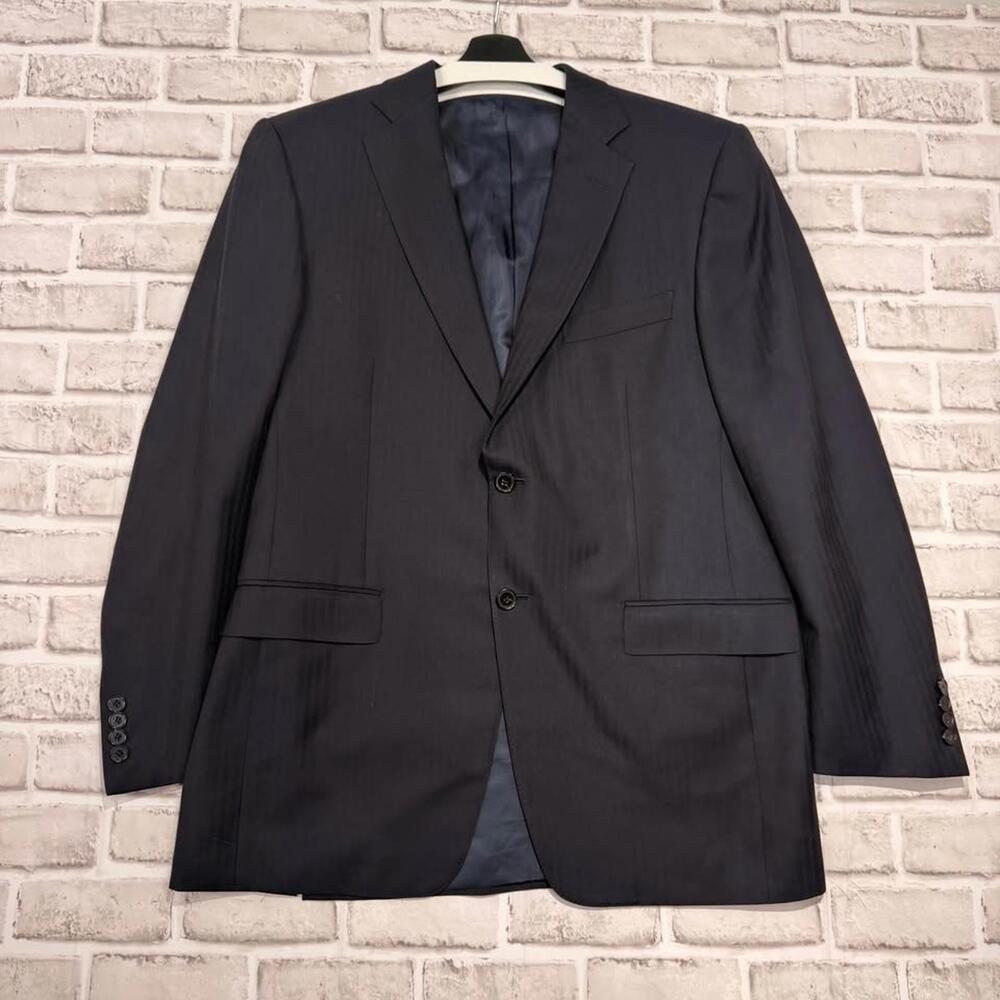 Ermenegildo Zegna 100% Wool Blazer Navy Men's 52R